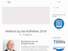 Tablet Screenshot of kalfiefees-hermanus.co.za